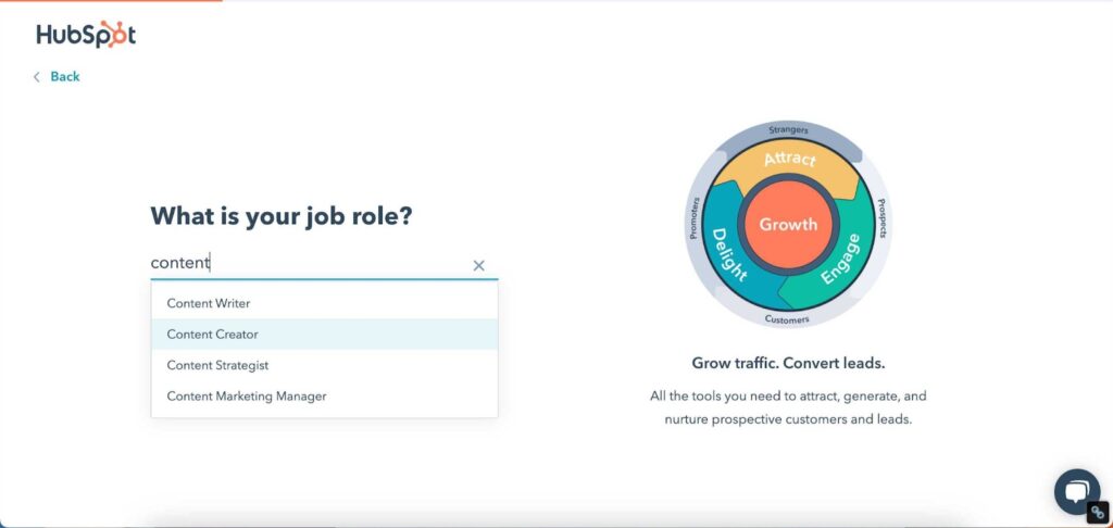 Hubspot - What is your job role